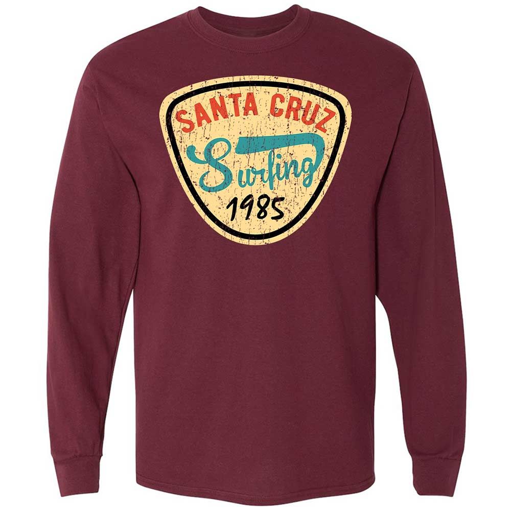 Long Sleeve T-Shirt - MV9PEBGZ - Maroon - 6