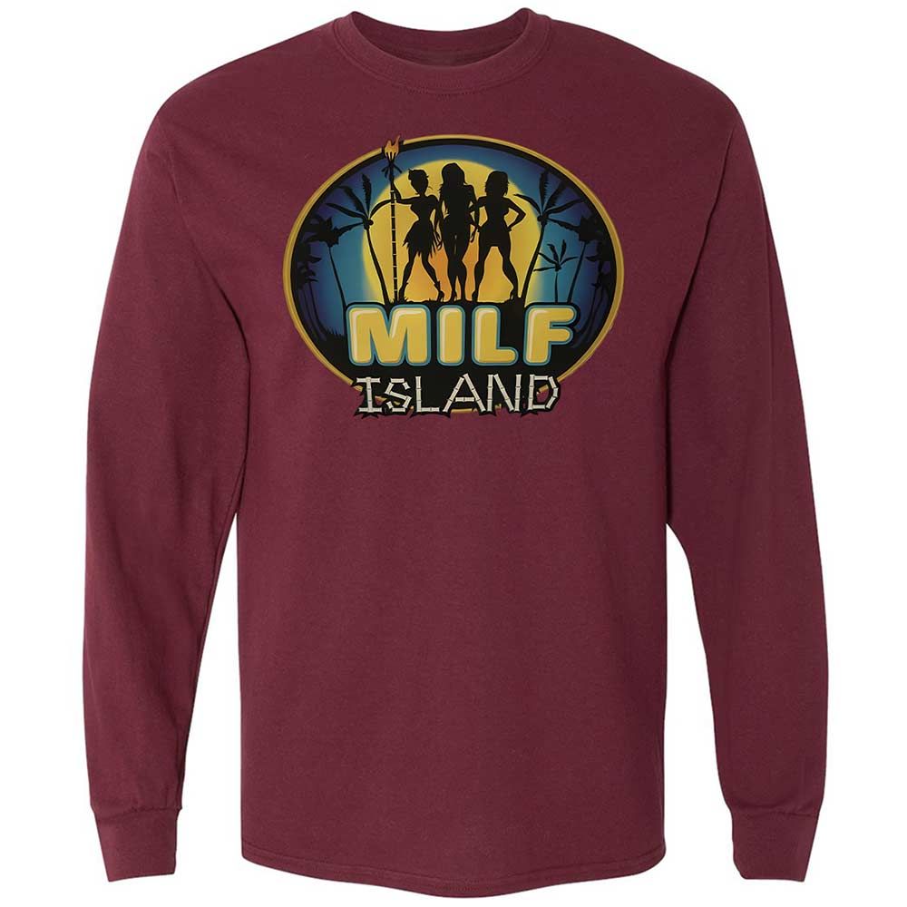 Long Sleeve T-Shirt - 13QCSXVT - Maroon - 6