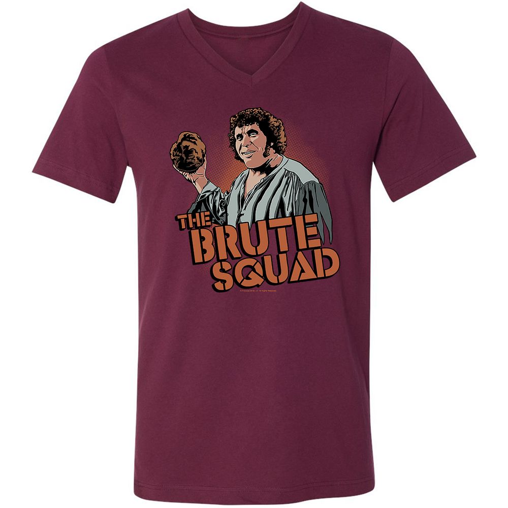 Unisex V-Neck T-Shirt - FZWAHGGE - Maroon - 6