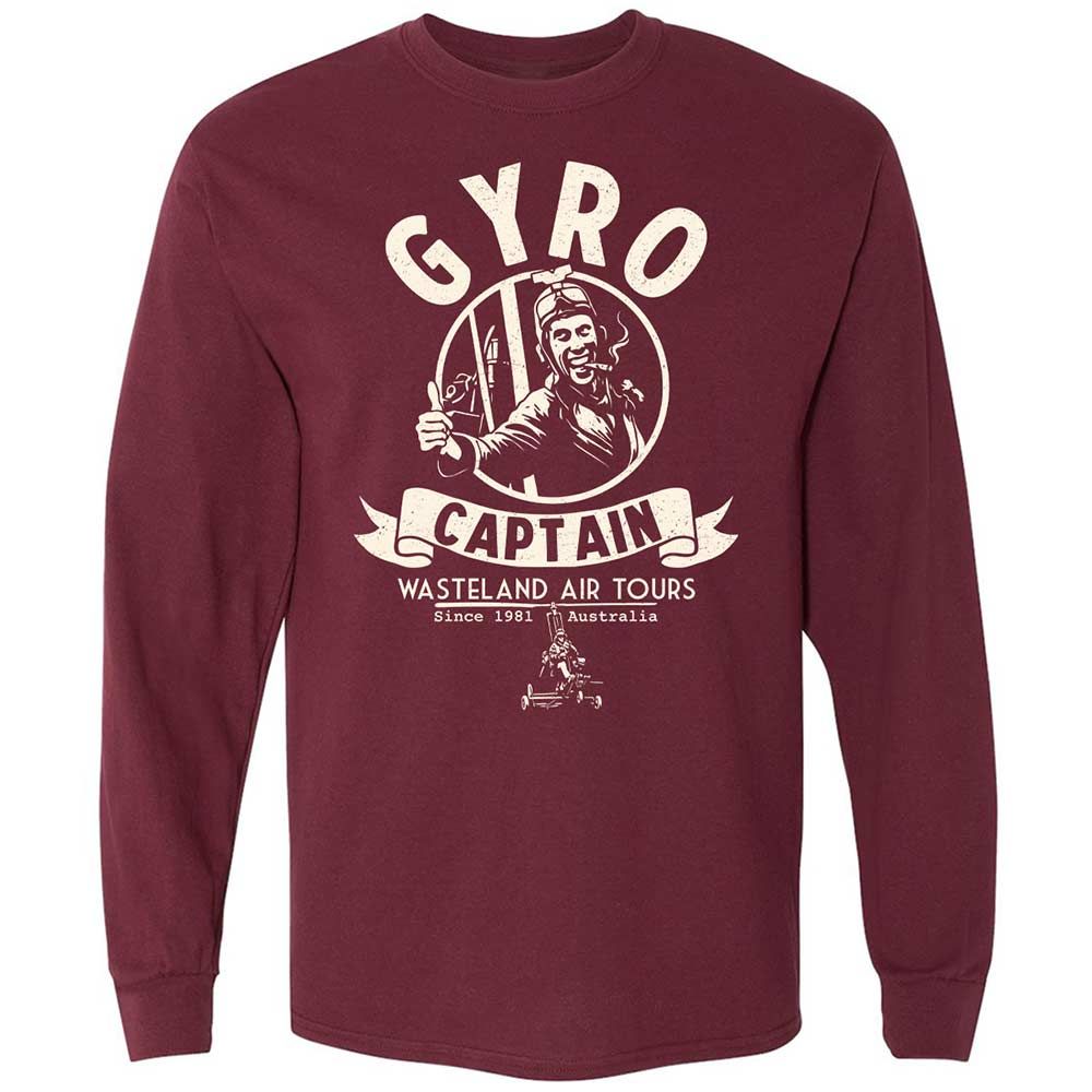 Long Sleeve T-Shirt - QK48H9F6 - Maroon - 6
