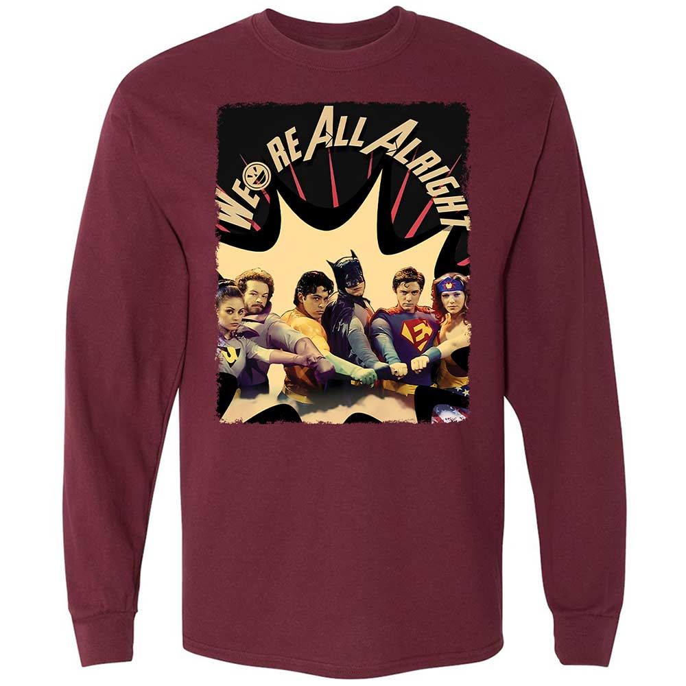 Long Sleeve T-Shirt - 7TNC3979 - Maroon - 6