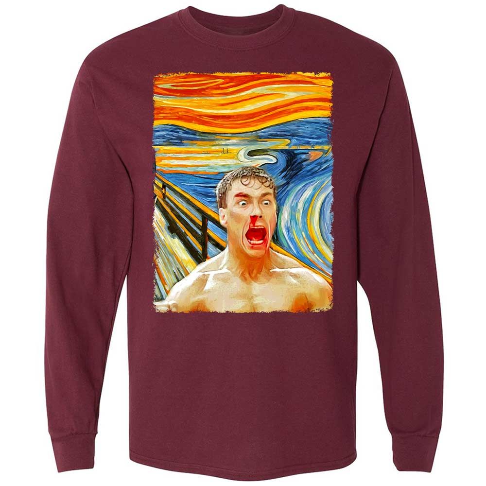 Long Sleeve T-Shirt - 6UE4ZX51 - Maroon - 6