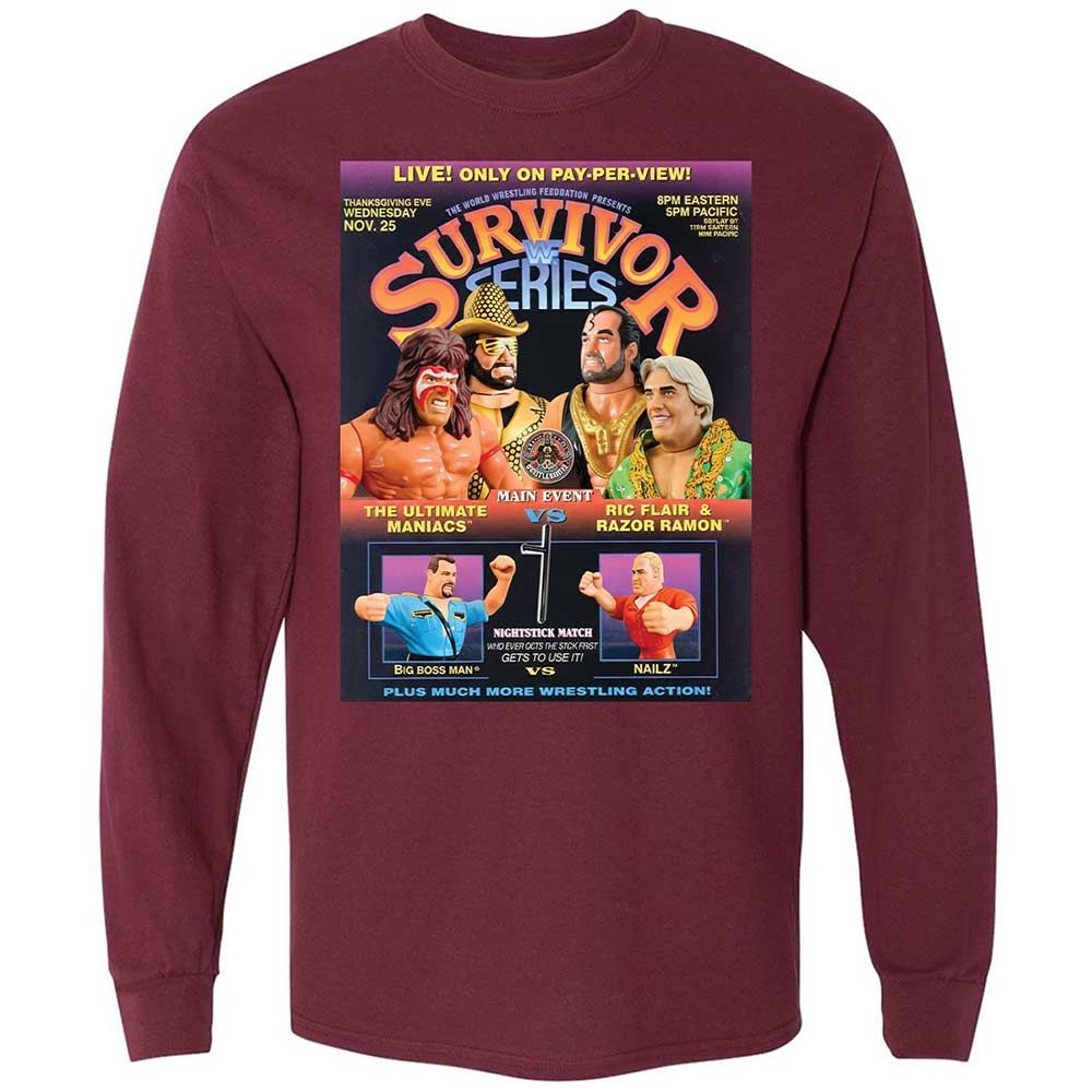 Long Sleeve T-Shirt - 2TGPVHBR - Maroon - 6