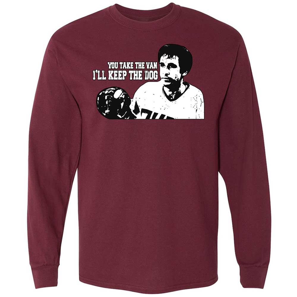 Long Sleeve T-Shirt - E3J9DC7A - Maroon - 6