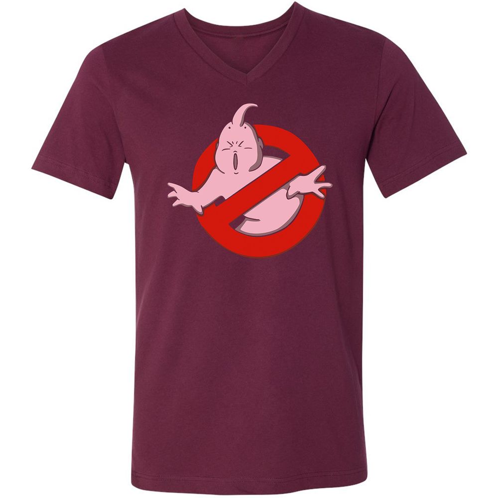 Unisex V-Neck T-Shirt - KEL3W912 - Maroon - 6