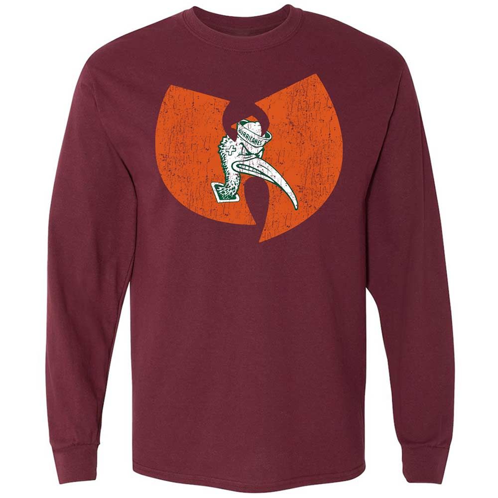 Long Sleeve T-Shirt - AC28UZ3G - Maroon - 6