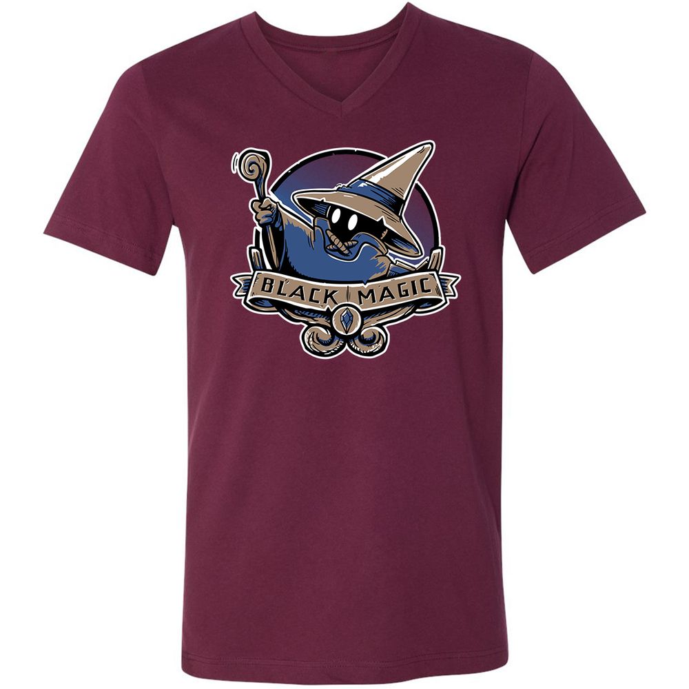 Unisex V-Neck T-Shirt - L2WH113T - Maroon - 6