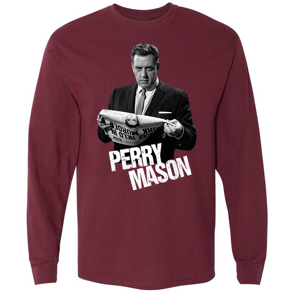 Long Sleeve T-Shirt - M9KSE5RX - Maroon - 6