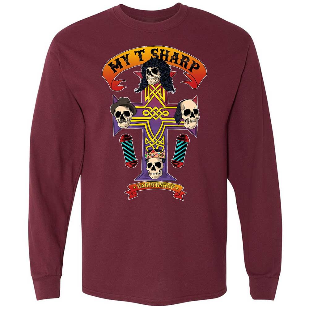 My-T-Sharp Barbershop - Maroon - 6