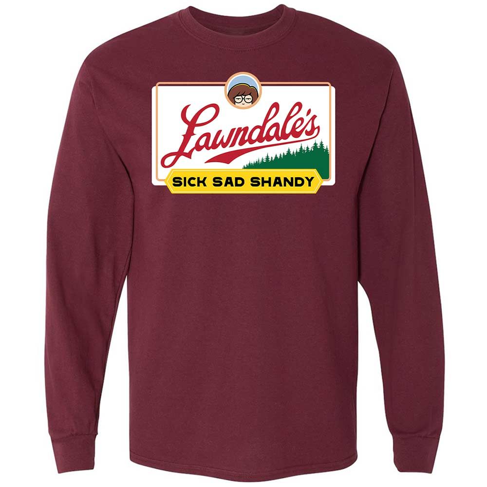 Long Sleeve T-Shirt - ABATL9HB - Maroon - 6