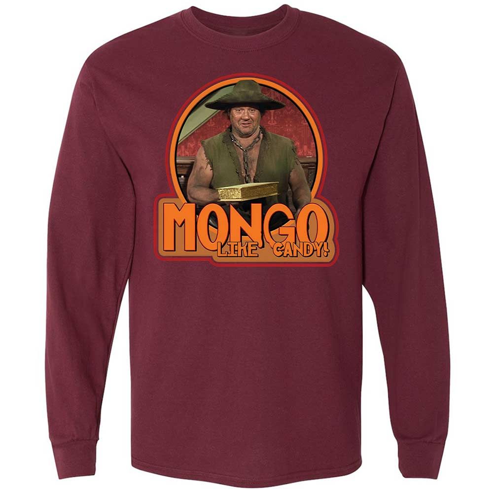 Long Sleeve T-Shirt - B2P8YYX2 - Maroon - 6