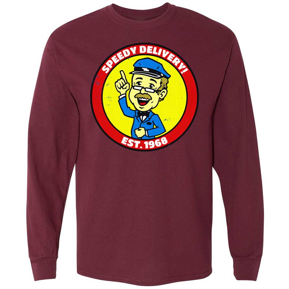 Long Sleeve T-Shirt - 7KGQ3SVL - Maroon - 6