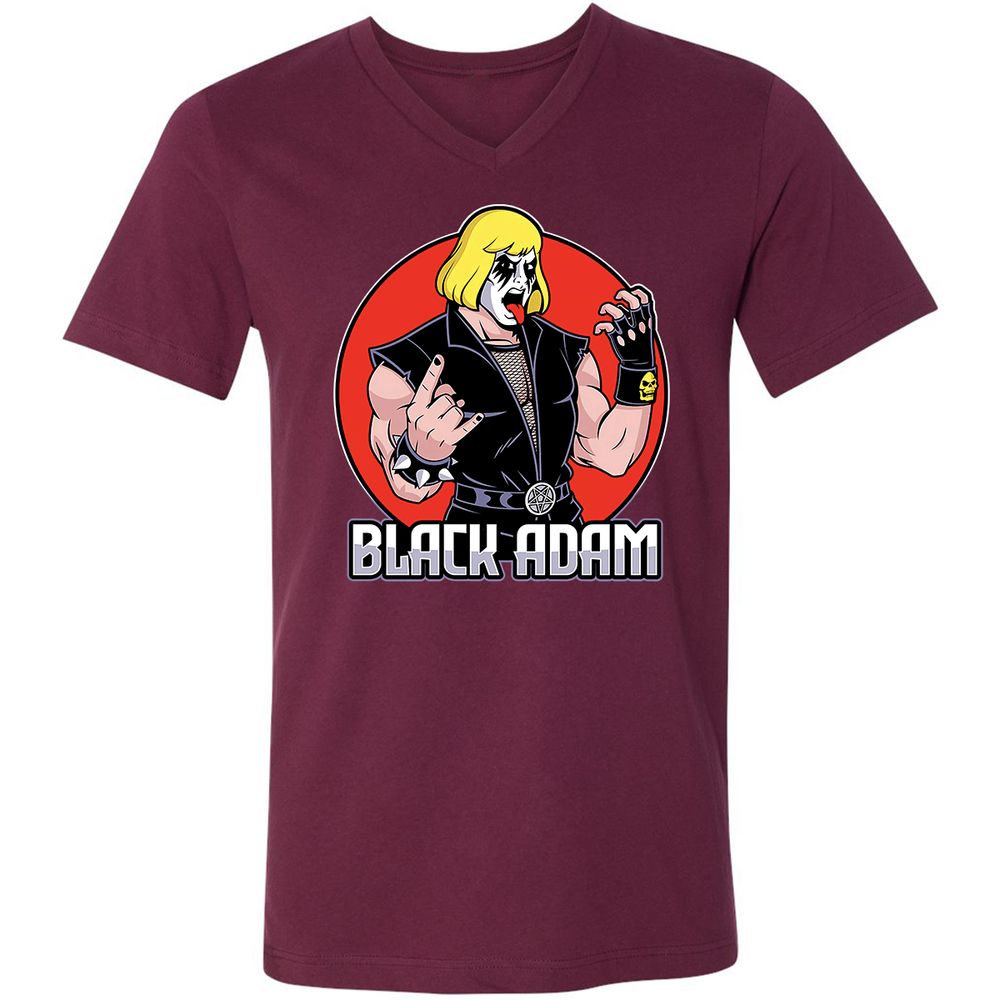 Unisex V-Neck T-Shirt - U2UK331D - Maroon - 6