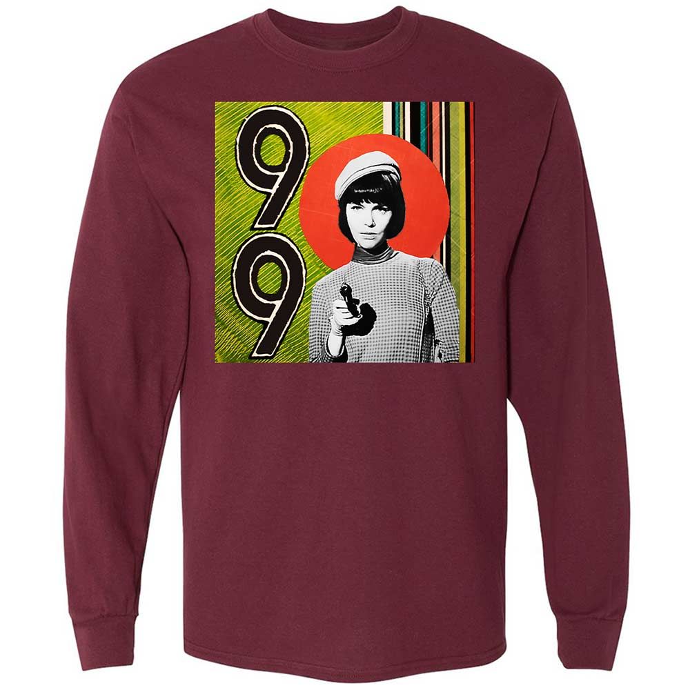 Long Sleeve T-Shirt - AU11AK8P - Maroon - 6