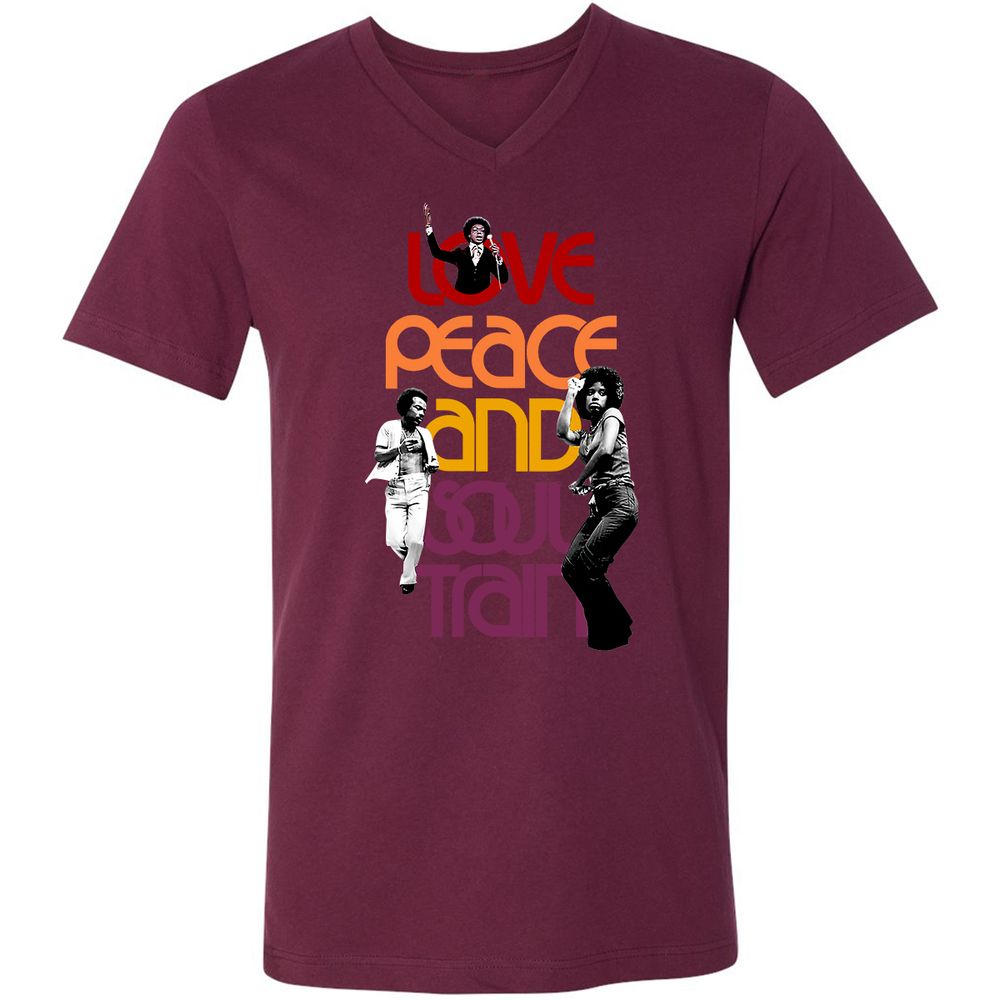 Unisex V-Neck T-Shirt - VNL533L2 - Maroon - 6