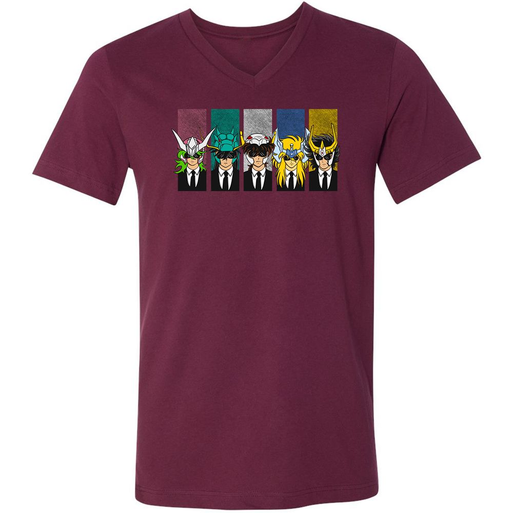 Unisex V-Neck T-Shirt - UG8762HX - Maroon - 6