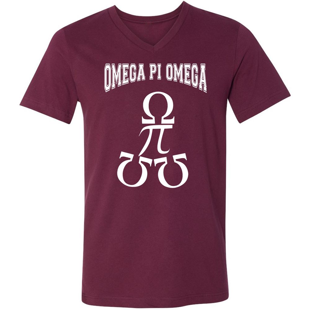 Unisex V-Neck T-Shirt - MTV8D1KS - Maroon - 6