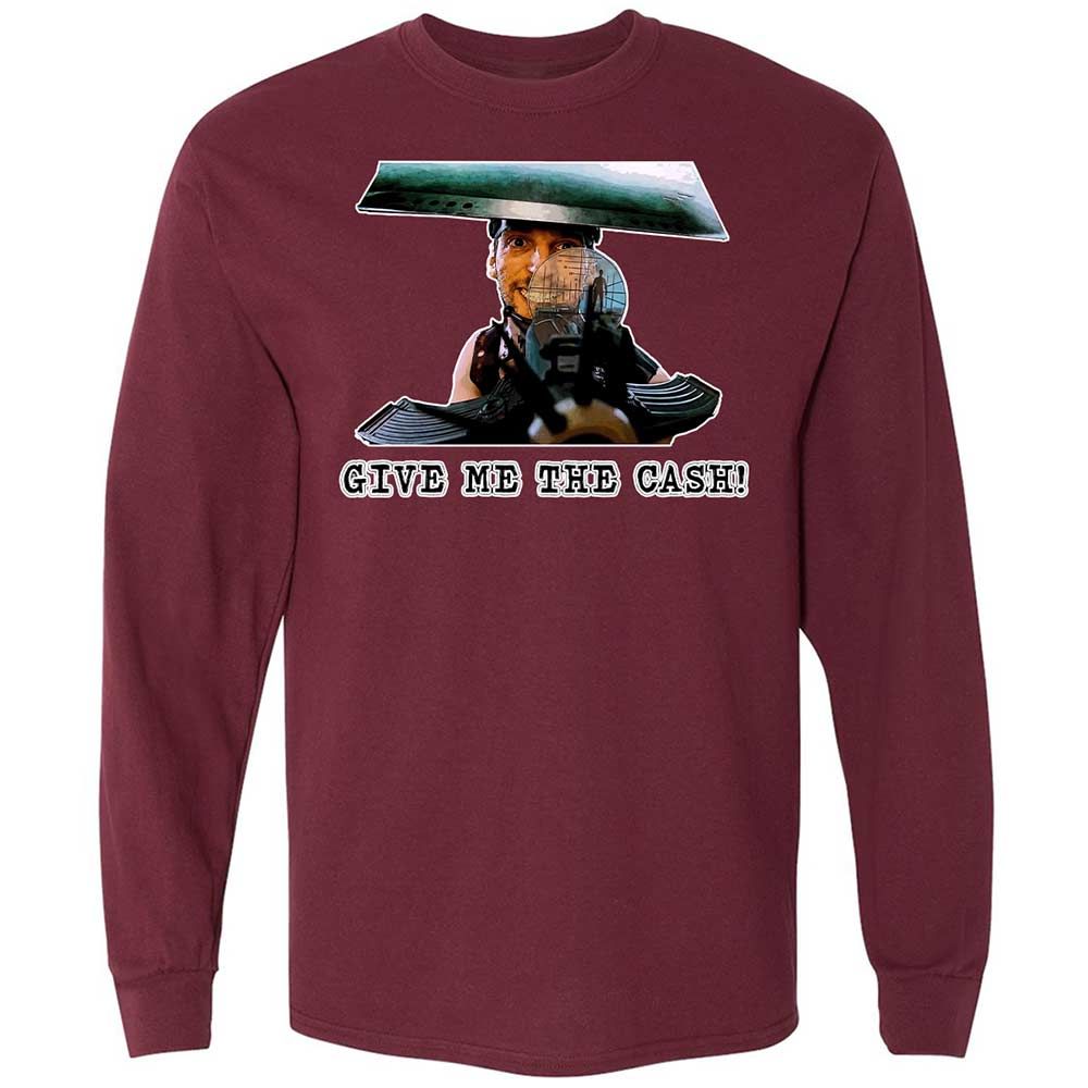 Long Sleeve T-Shirt - K4WZTWV1 - Maroon - 6