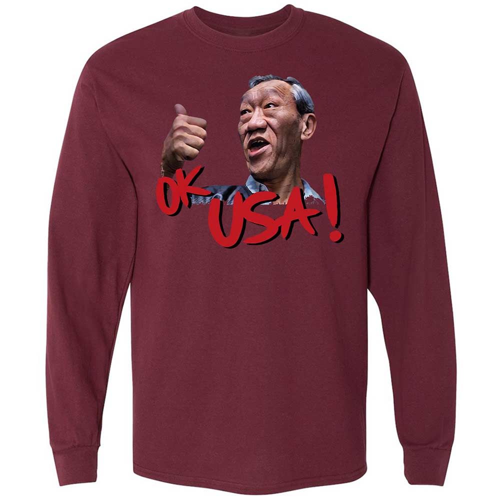 Long Sleeve T-Shirt - FQNW5YJJ - Maroon - 6