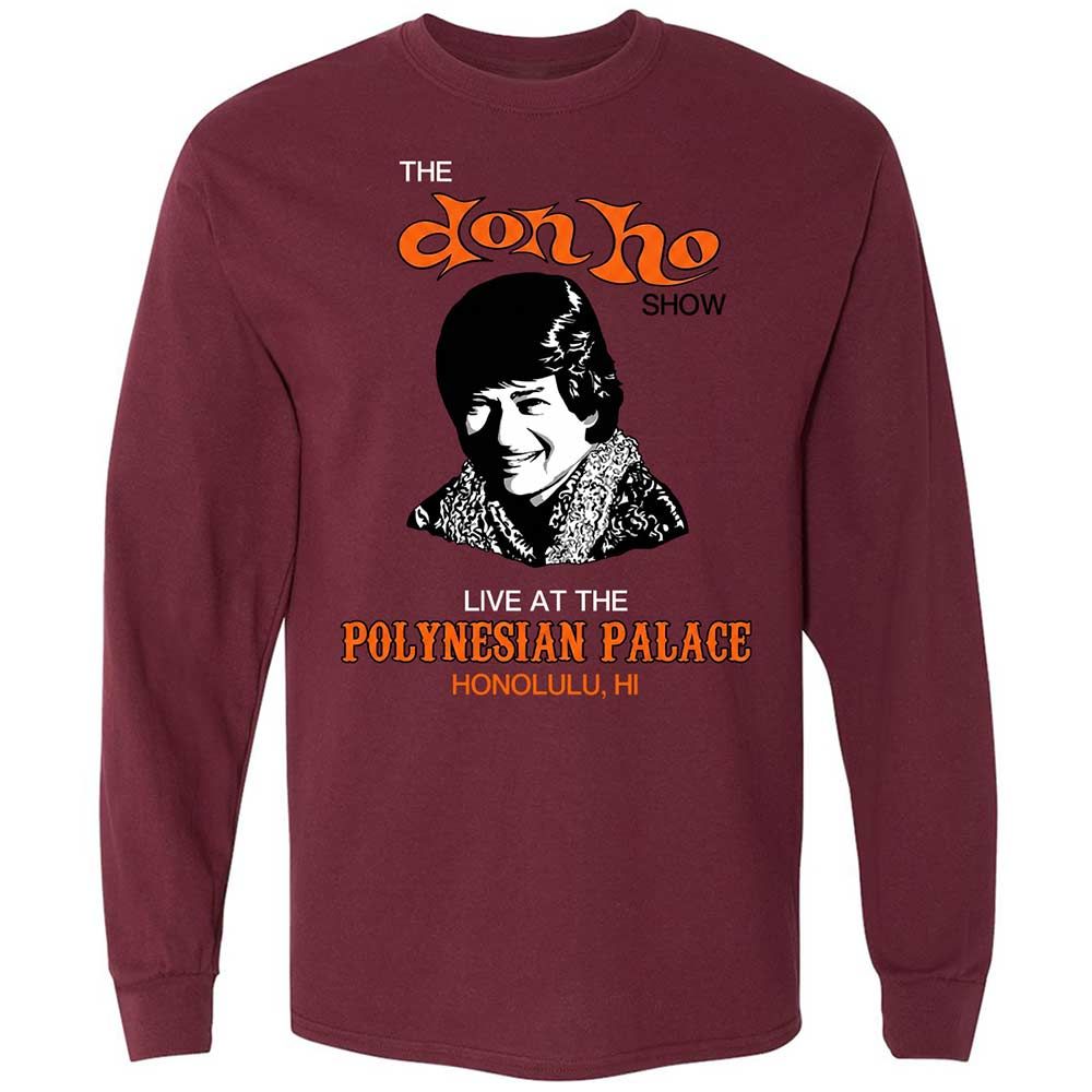 Long Sleeve T-Shirt - 1BL9FL47 - Maroon - 6