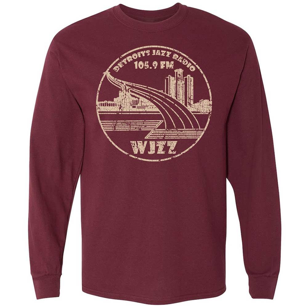 Long Sleeve T-Shirt - ZJ4C6XZJ - Maroon - 6