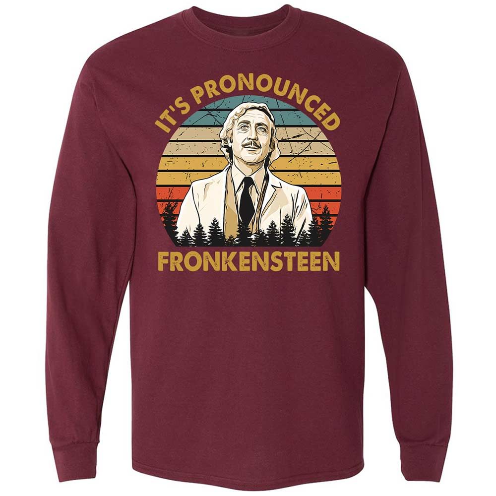 Long Sleeve T-Shirt - Z2V96CRZ - Maroon - 6