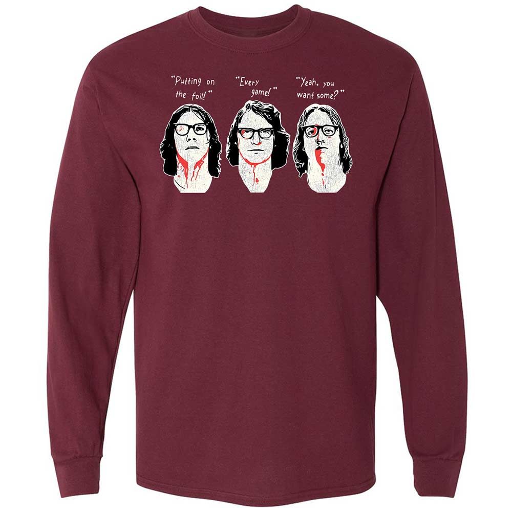 Long Sleeve T-Shirt - 16YE3LHU - Maroon - 6