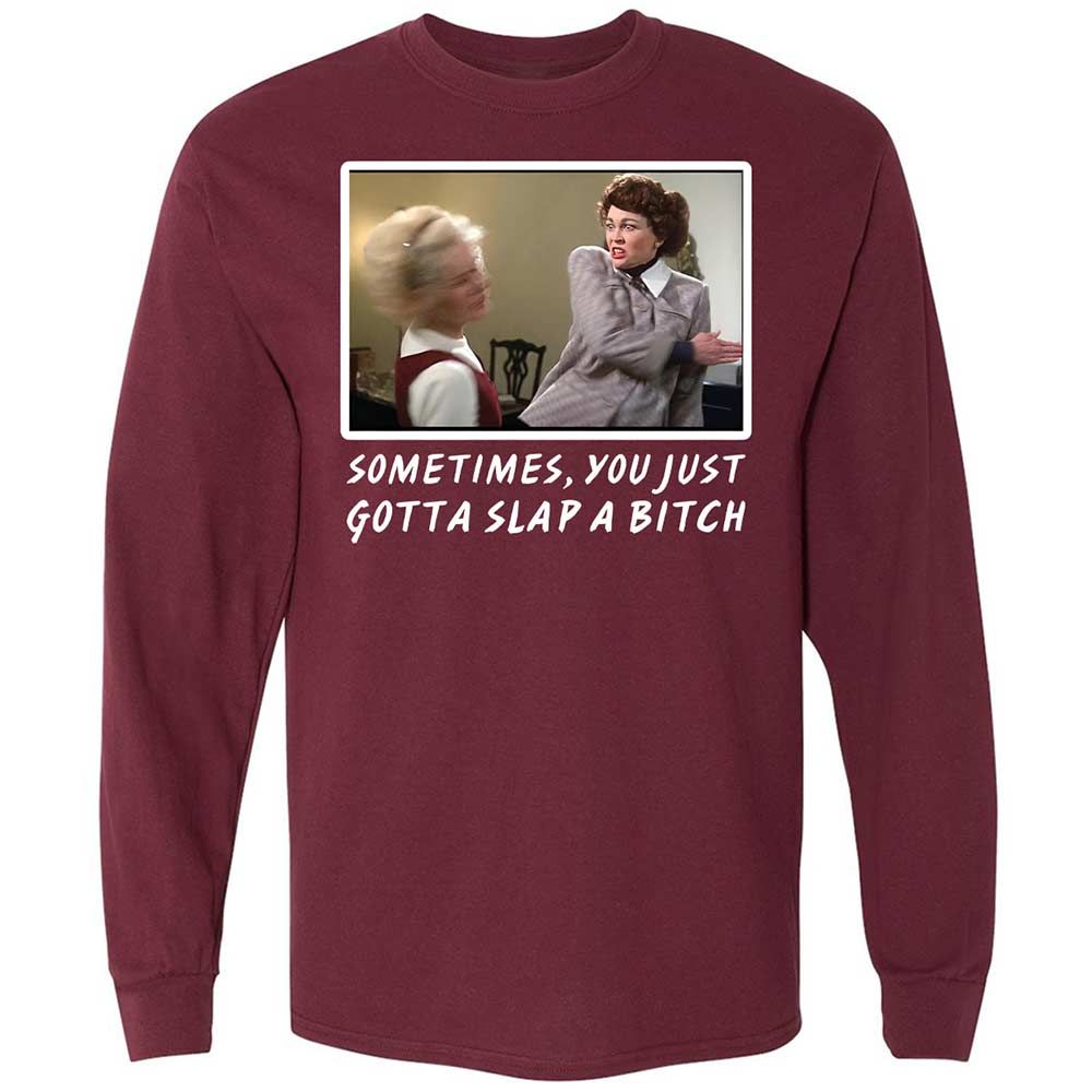 Long Sleeve T-Shirt - VDTGRPAM - Maroon - 6
