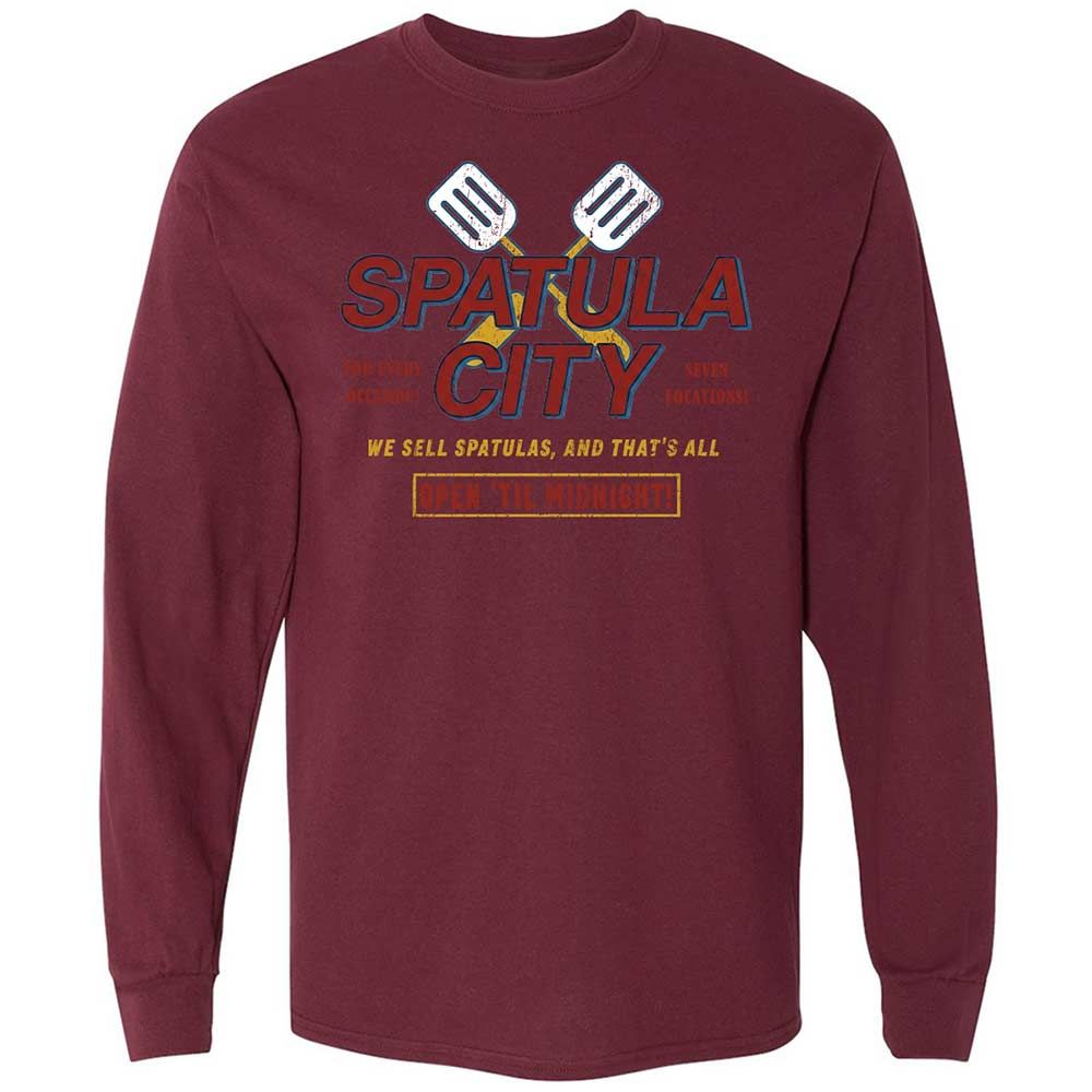 Long Sleeve T-Shirt - 6N3TGL9H - Maroon - 6