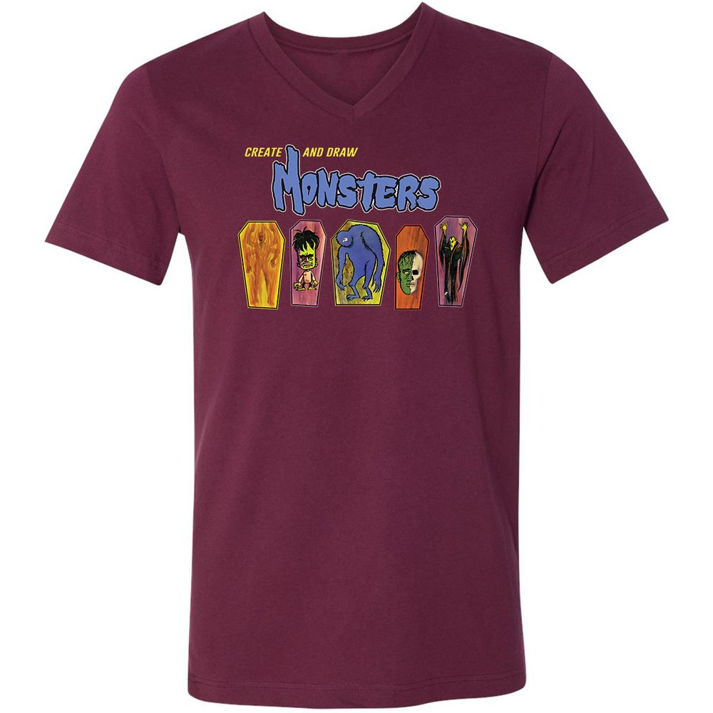 Monsters Draw - Maroon - 6