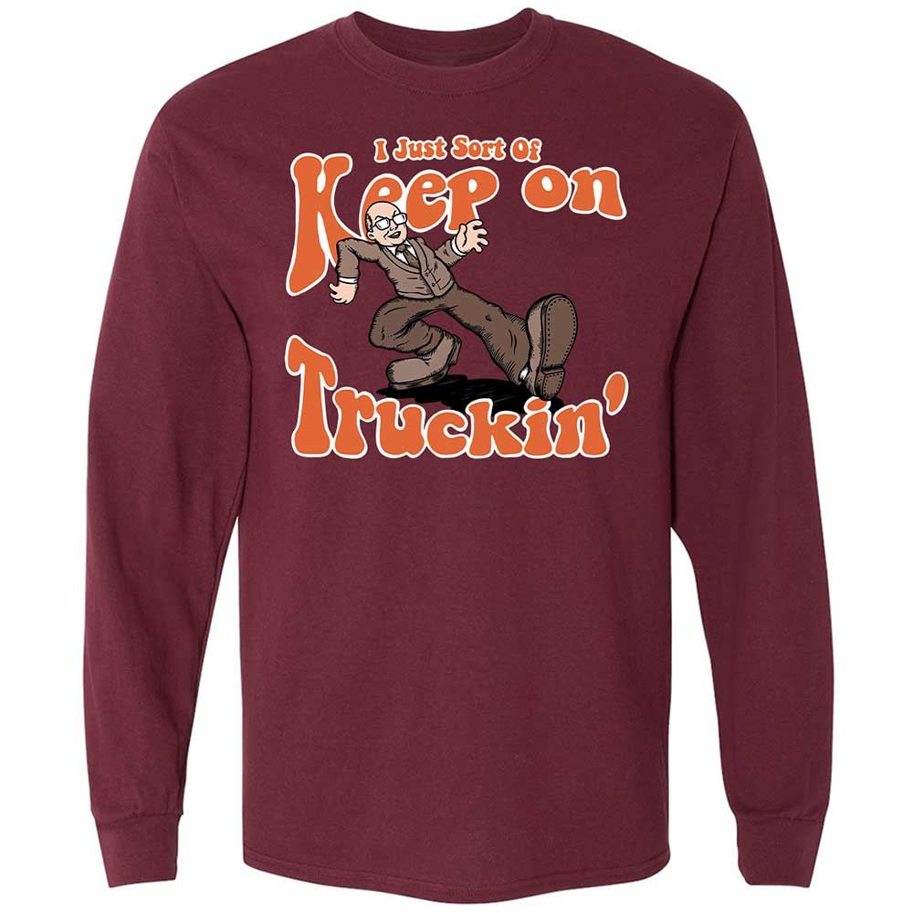 Long Sleeve T-Shirt - V8LY7LD2 - Maroon - 6