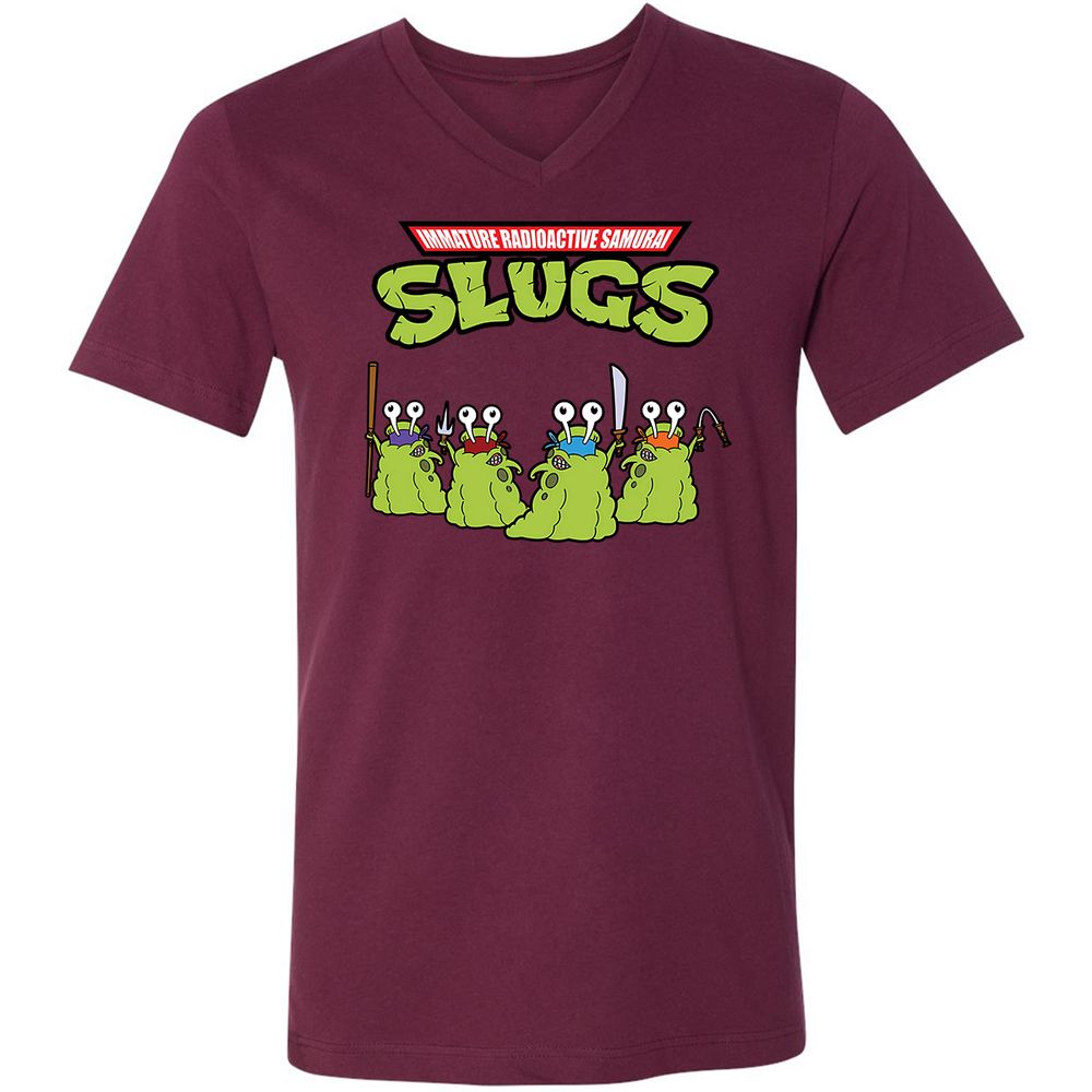 Unisex V-Neck T-Shirt - PMXRLDPE - Maroon - 6