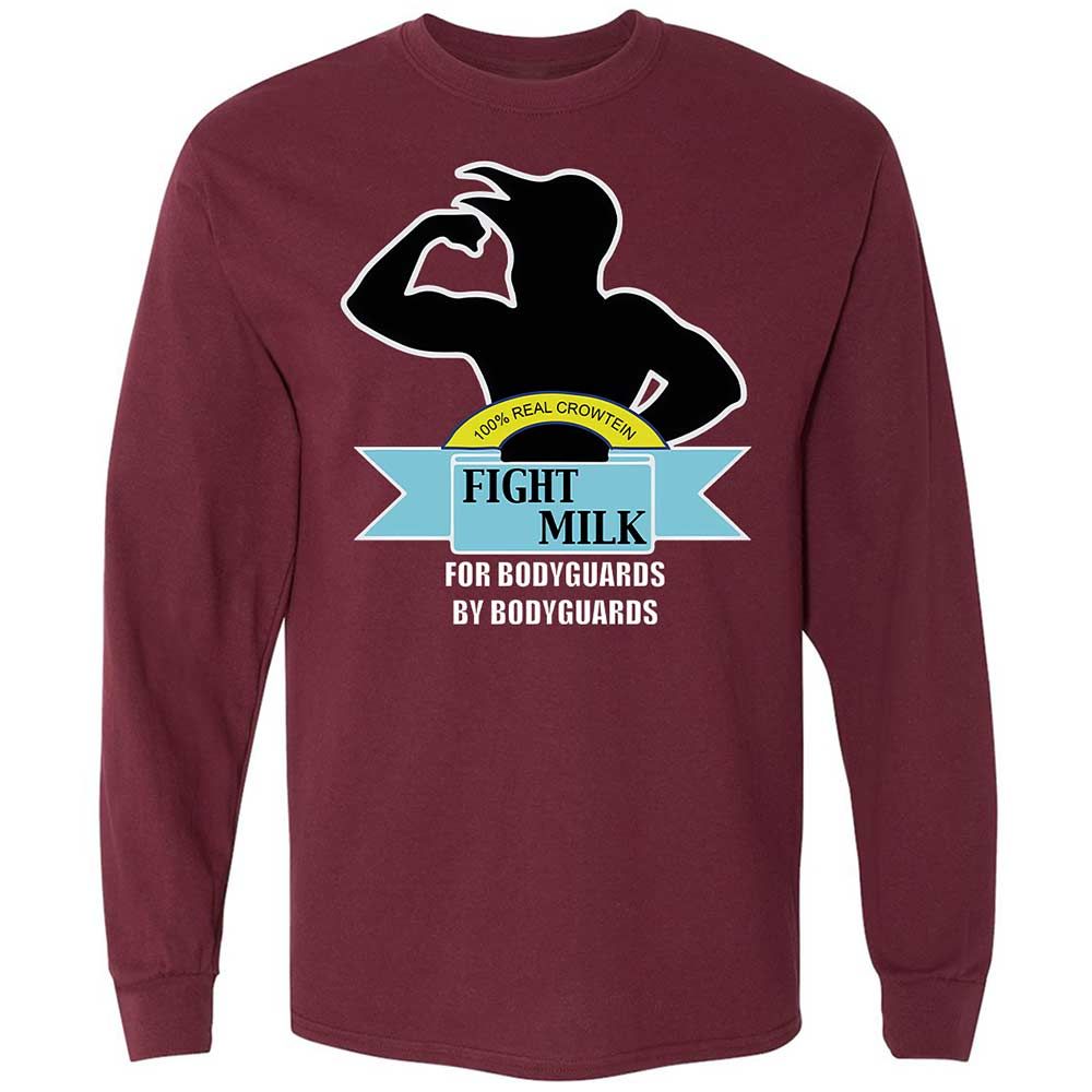 Long Sleeve T-Shirt - 5J9LRUTC - Maroon - 6