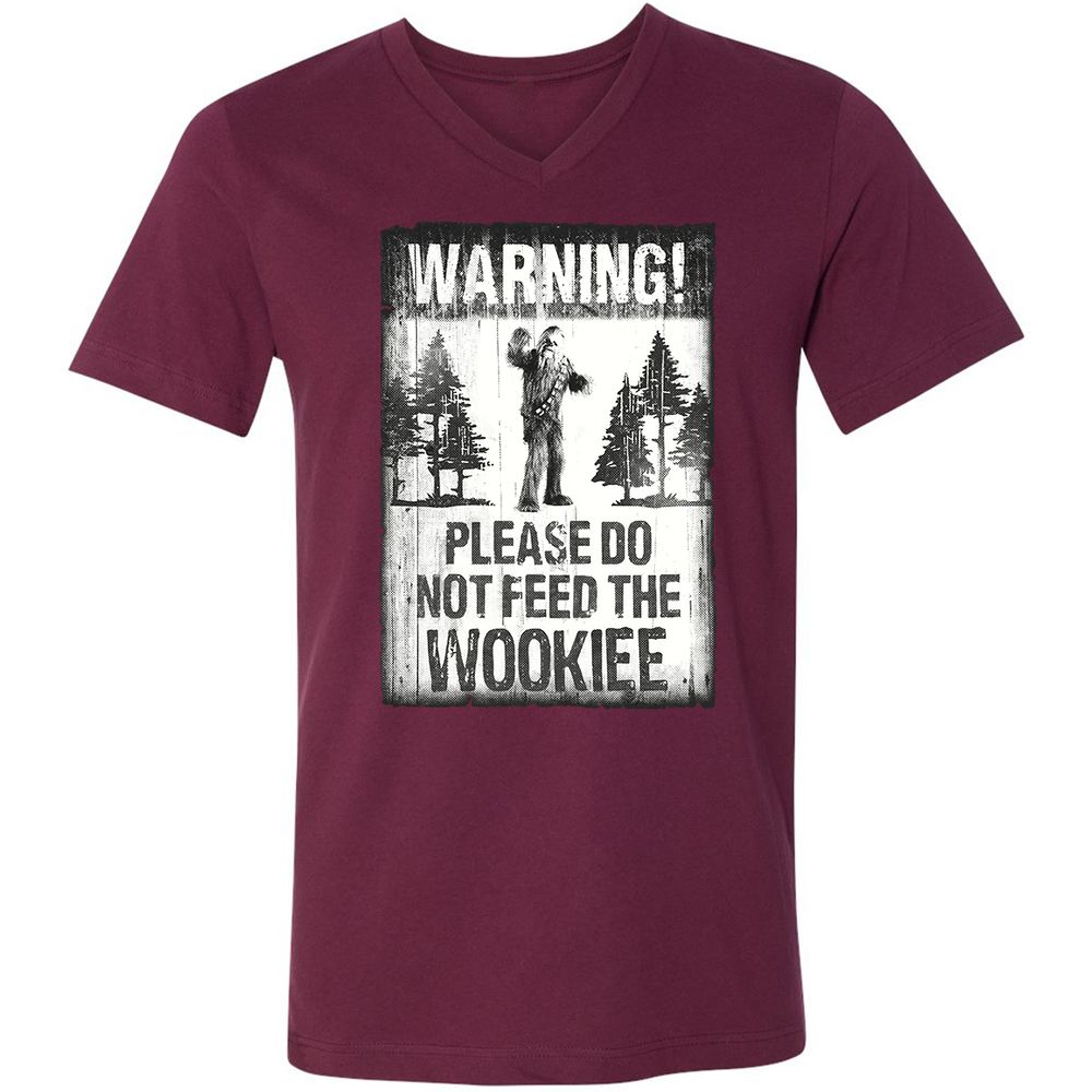 Unisex V-Neck T-Shirt - GBNK8ATB - Maroon - 6