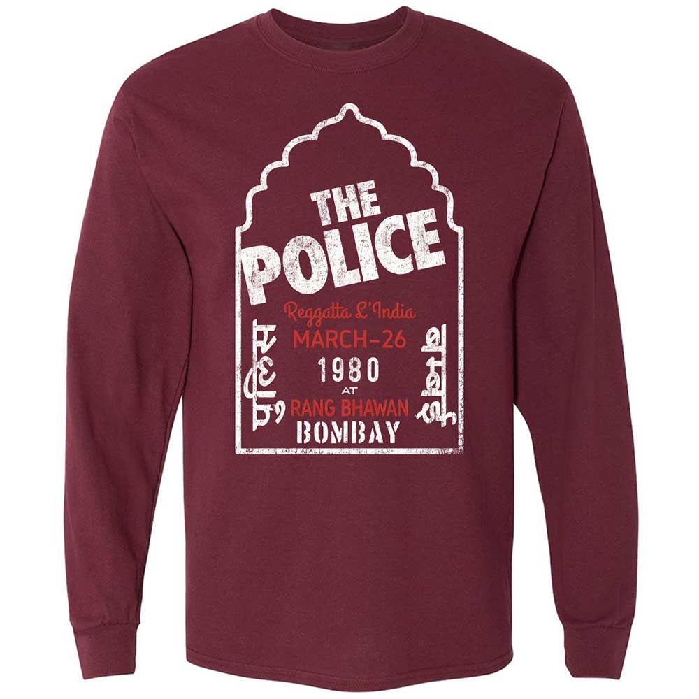 Long Sleeve T-Shirt - VSK9RYXB - Maroon - 6