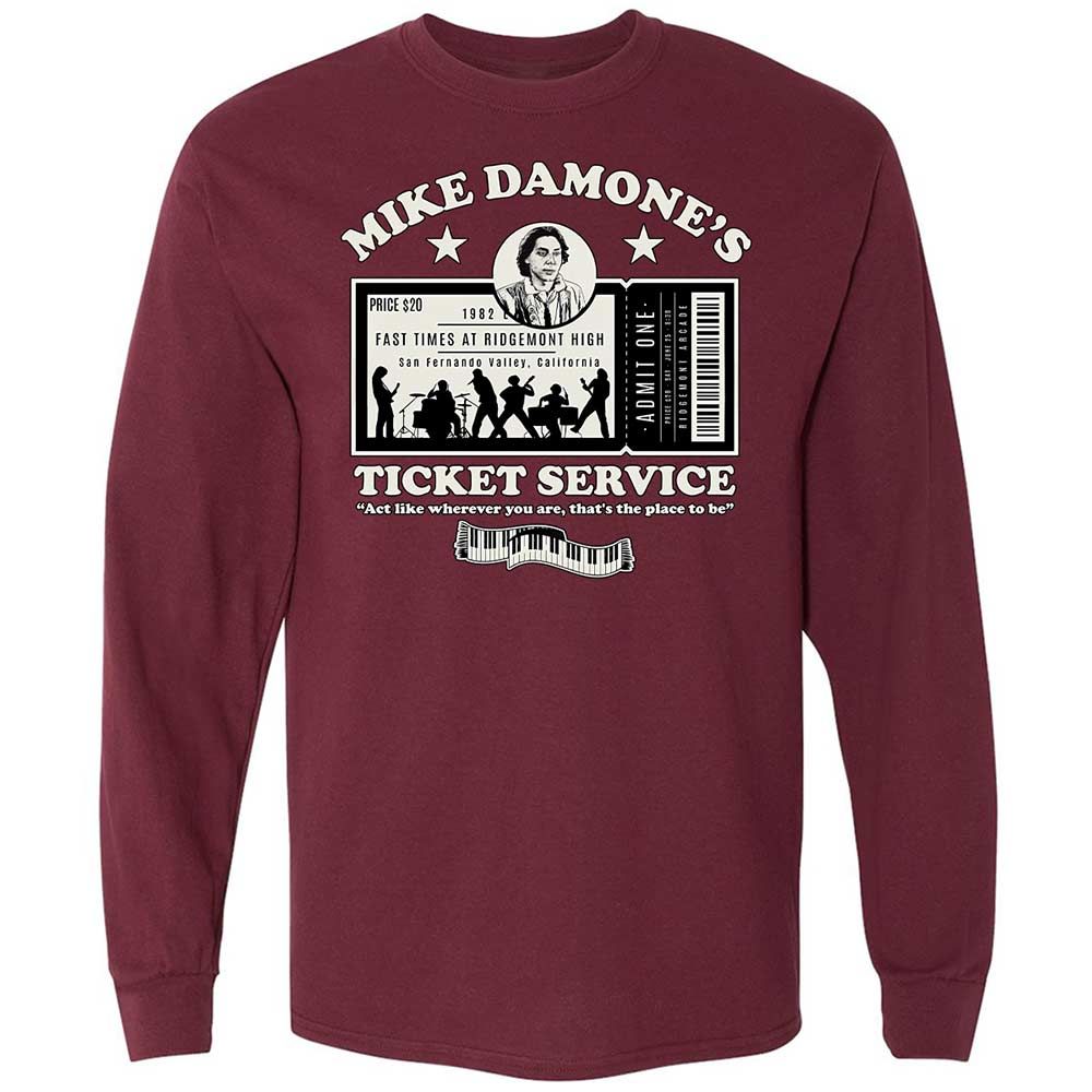 Damone's Ticket Service - Maroon - 6