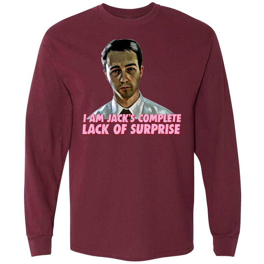 Long Sleeve T-Shirt - KB4JGQEV - Maroon - 6