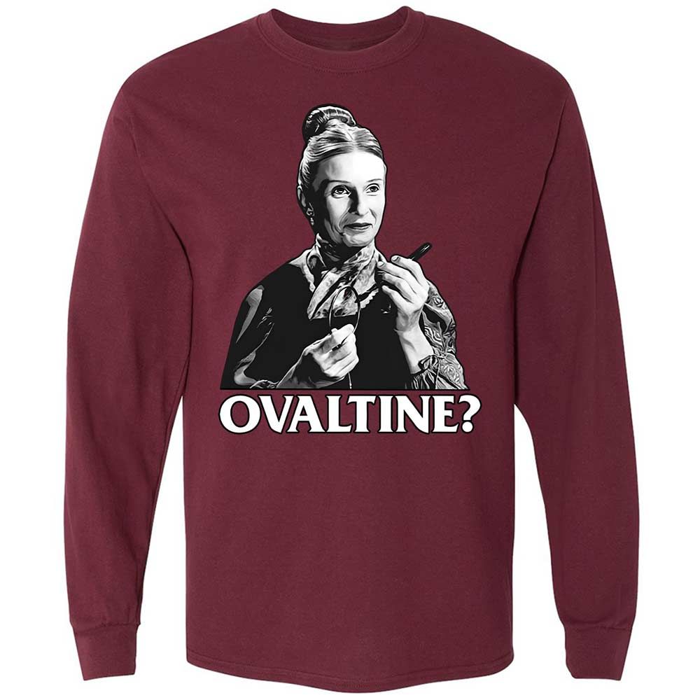 Long Sleeve T-Shirt - 6RF1CC4H - Maroon - 6