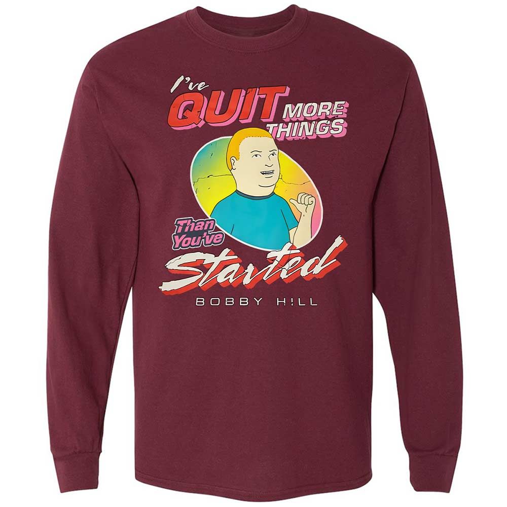 Long Sleeve T-Shirt - BADNZ31T - Maroon - 6