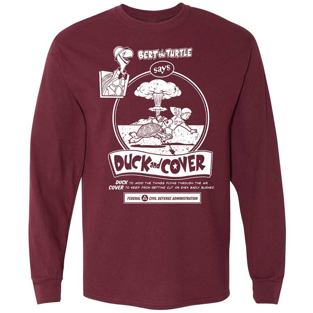 Long Sleeve T-Shirt - XMTVZS2G - Maroon - 6