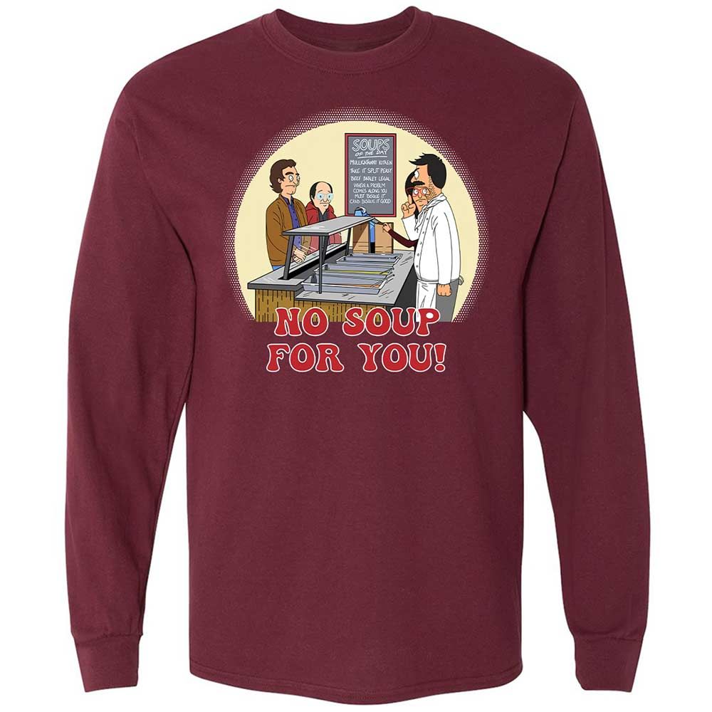 Long Sleeve T-Shirt - 6E469QGG - Maroon - 6