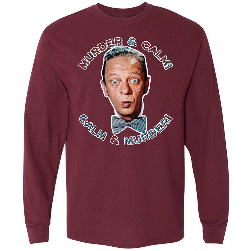Long Sleeve T-Shirt - 527H9MX7 - Maroon - 6