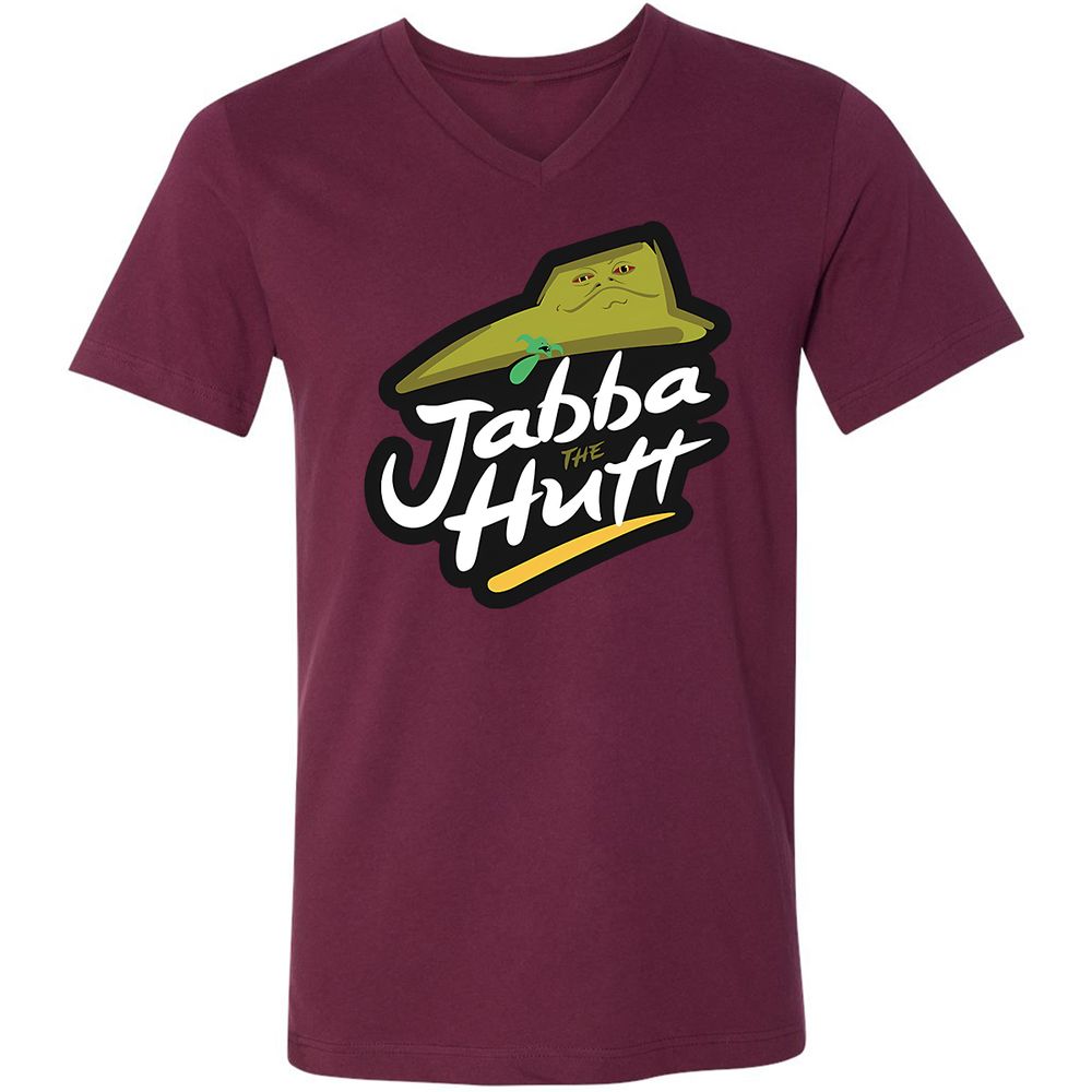 Unisex V-Neck T-Shirt - D4MF764W - Maroon - 6