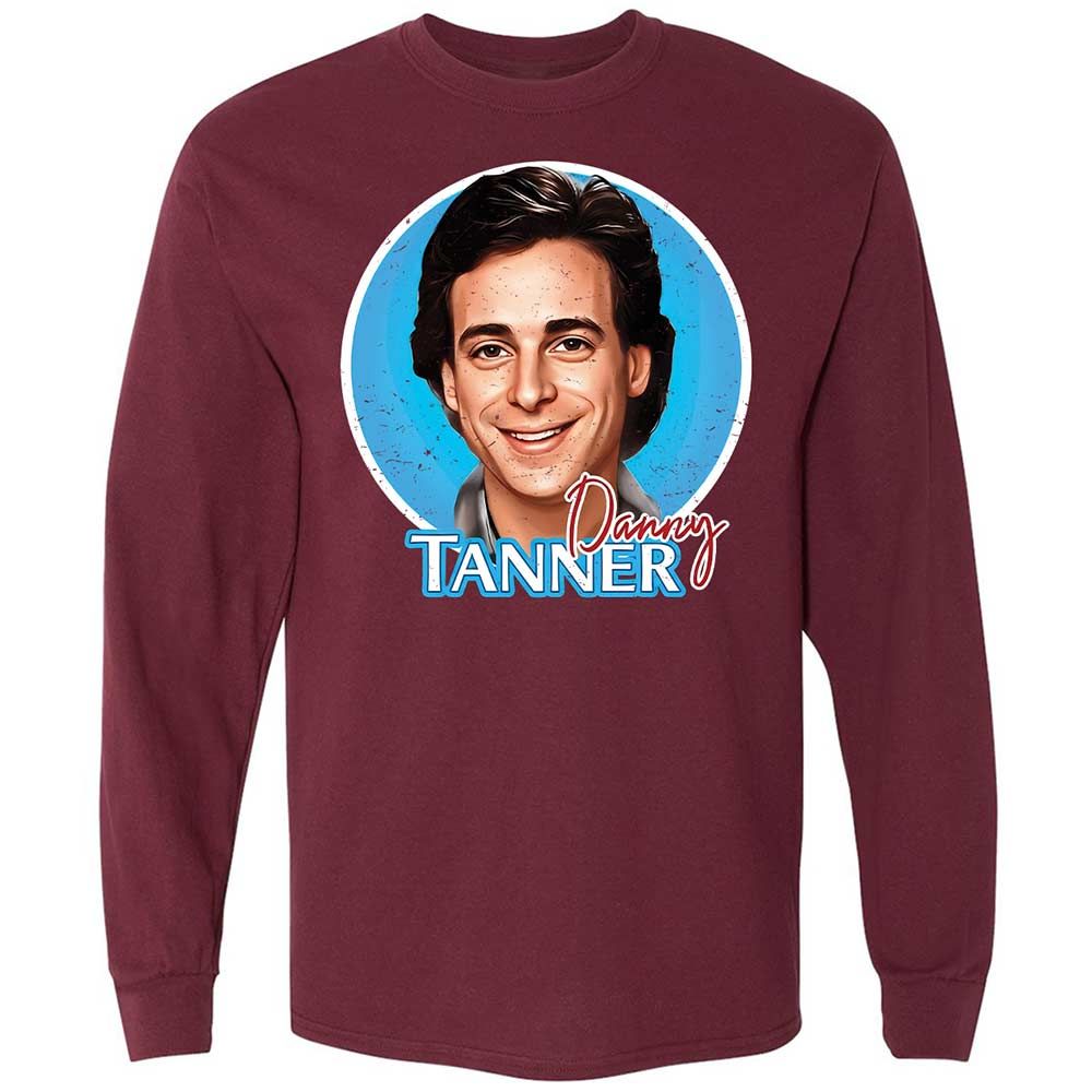 Long Sleeve T-Shirt - A1KKC6QJ - Maroon - 6