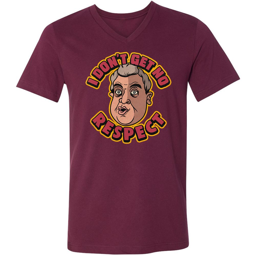 Unisex V-Neck T-Shirt - JUUHAGAG - Maroon - 6
