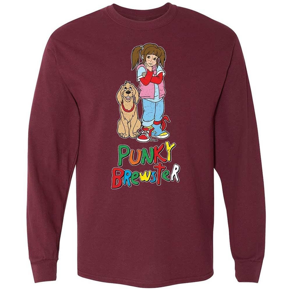 Long Sleeve T-Shirt - 5BE1N8R9 - Maroon - 6