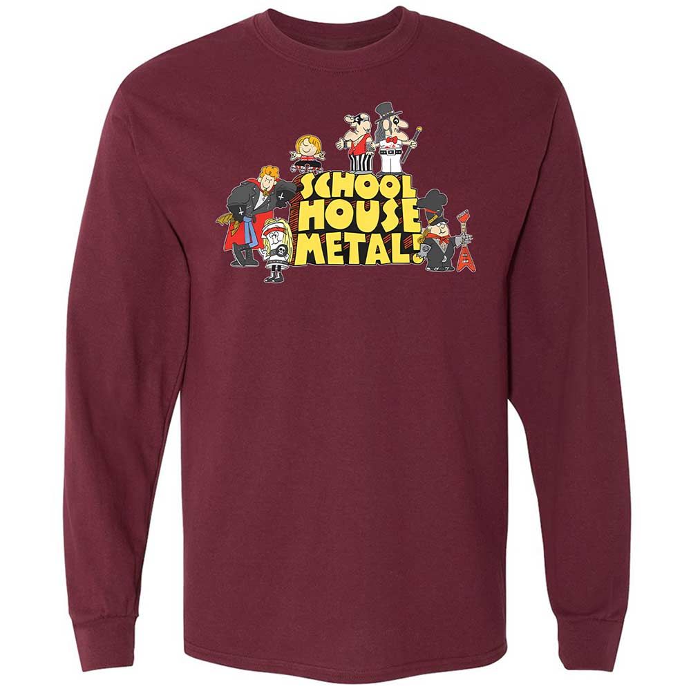 School House Metal - Maroon - 6