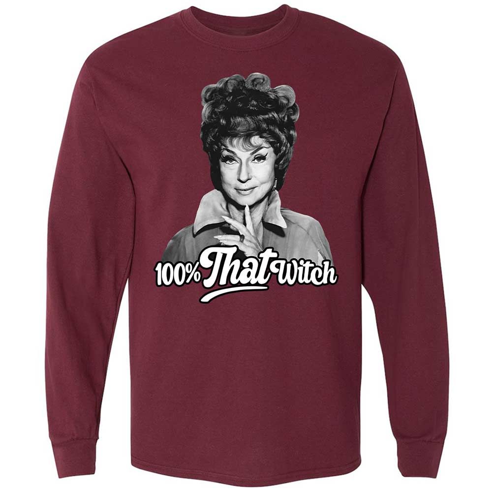 Long Sleeve T-Shirt - RB4QCMXB - Maroon - 6