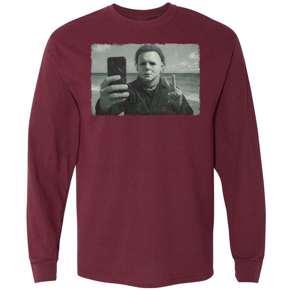 Long Sleeve T-Shirt - TH3LNP1J - Maroon - 6
