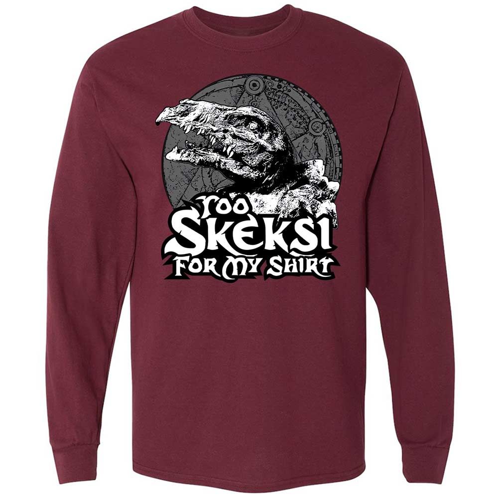 Long Sleeve T-Shirt - GR6HVFYQ - Maroon - 6